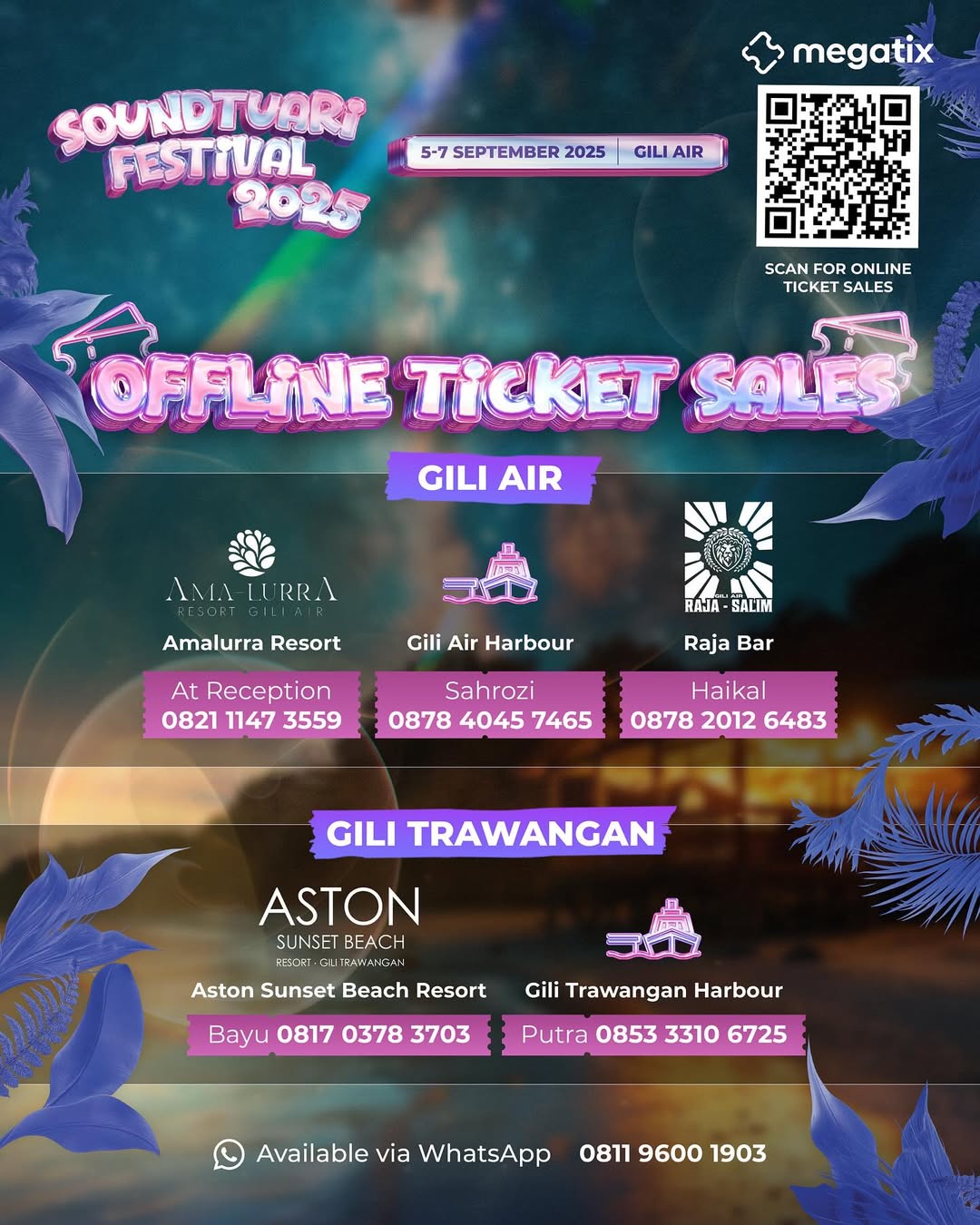 Haven’t got your Soundtuari Festival tickets yet No worries! You can now get them in person at o